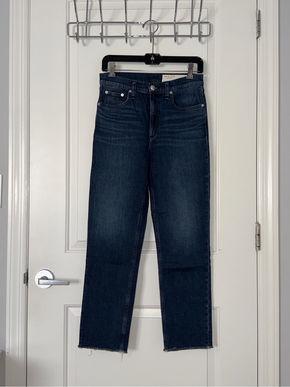 Rag & Bone Wren High-Rise Slim Straight Jeans